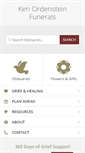 Mobile Screenshot of kenordensteinfunerals.com